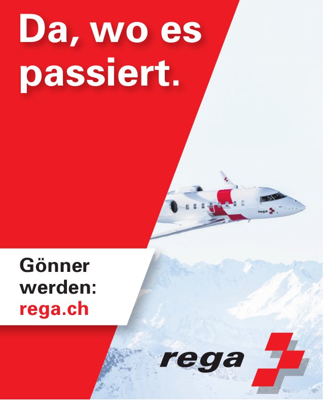 Rega - Da, wo es passiert.