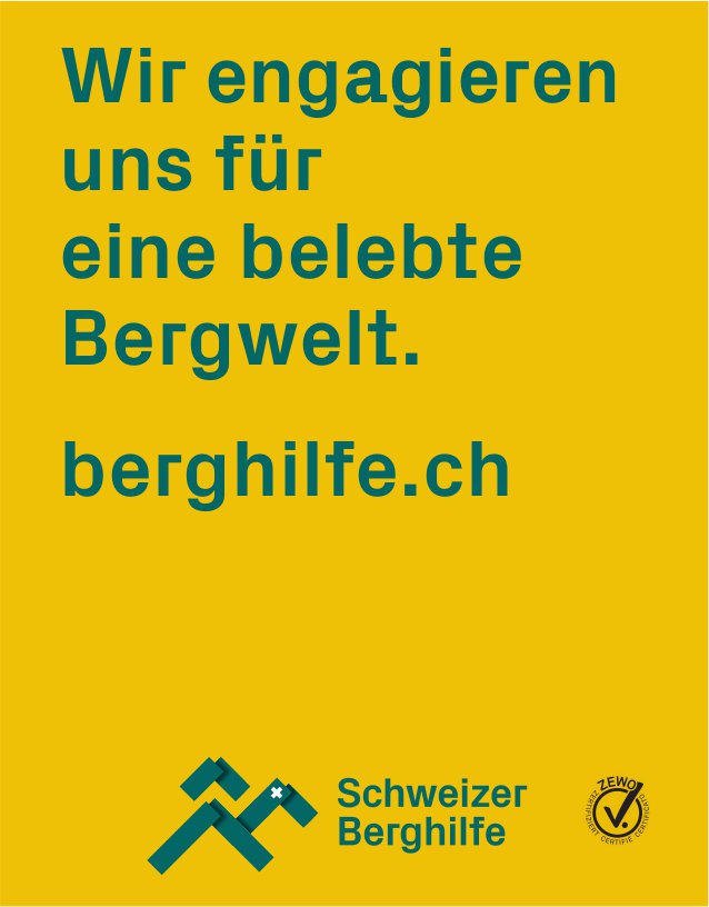 Schweizer Berghilfe - Wir engagieren uns für eine belebte Bergwelt.