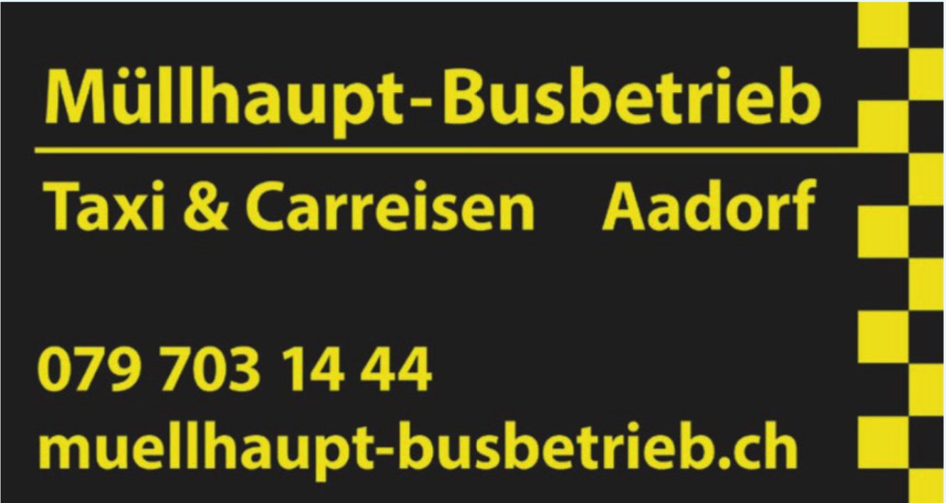 Müllhaupt-Busbetrieb, Aadorf - Taxi & Carreisen