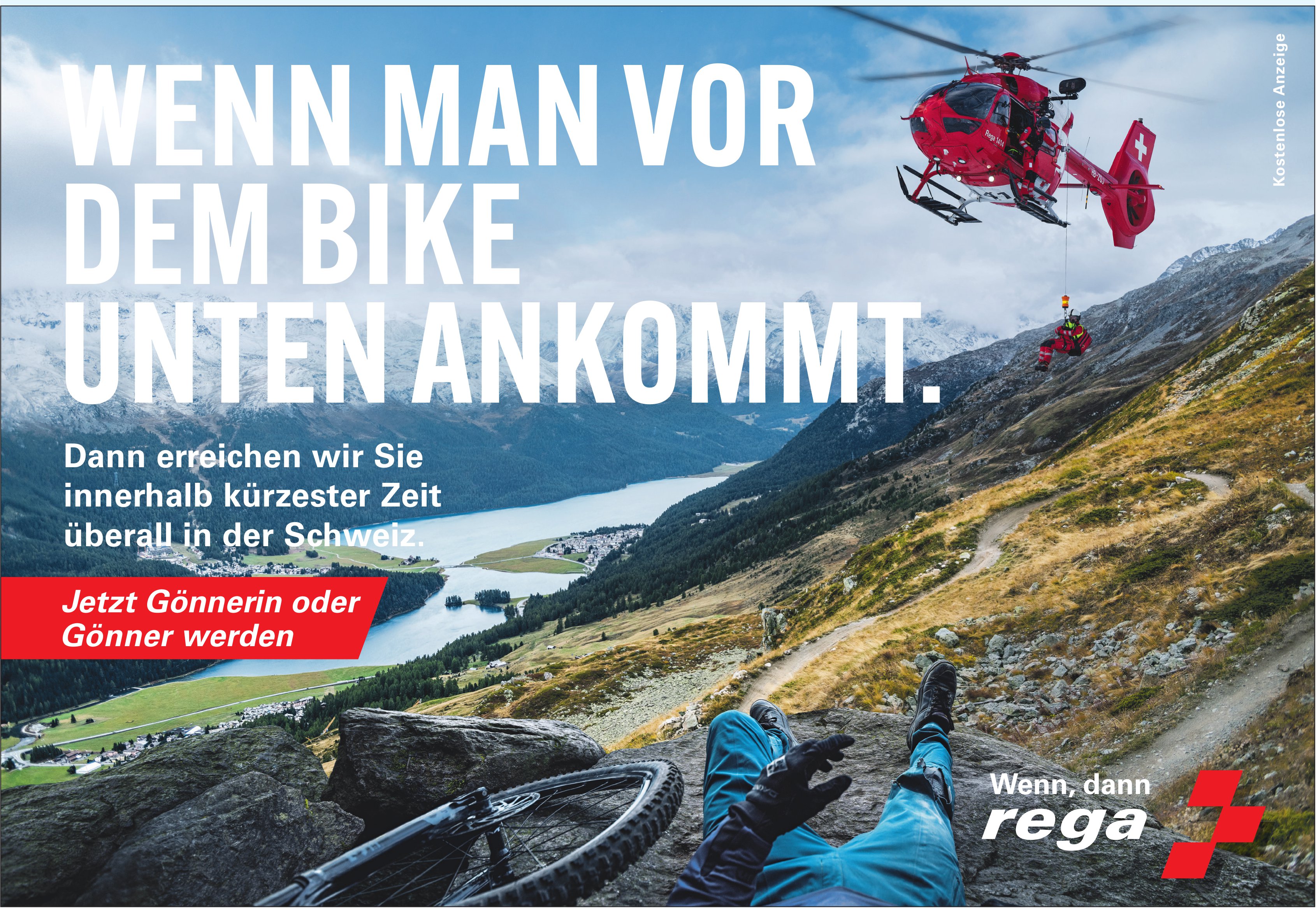 Rega - Wenn man vor dem Bike unten ankommt