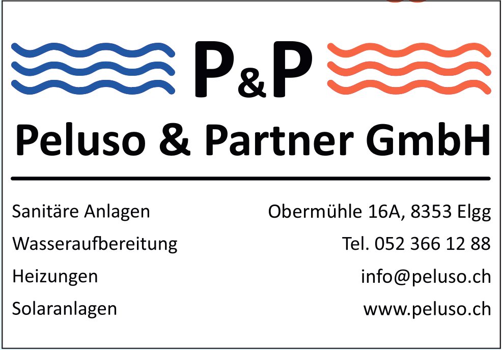 Peluso & Partner GmbH, Elgg - Sanitäre Anlagen, Wasseraufbereitung, Heizungen & Solaranlagen