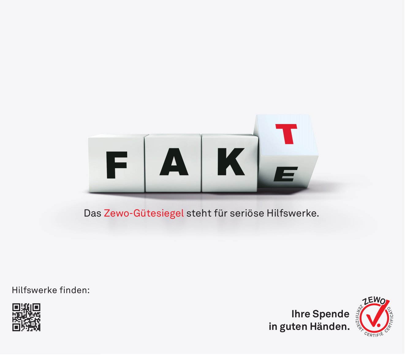 Das Zewo-Gütesiegel steht für seriöse Hilfswerke.