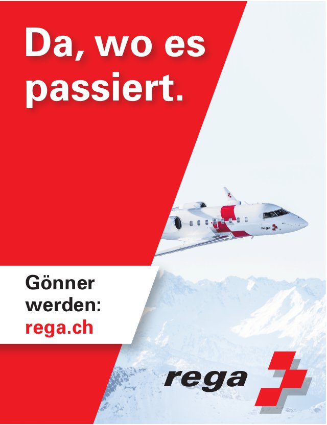Rega - Da, wo es passiert.
