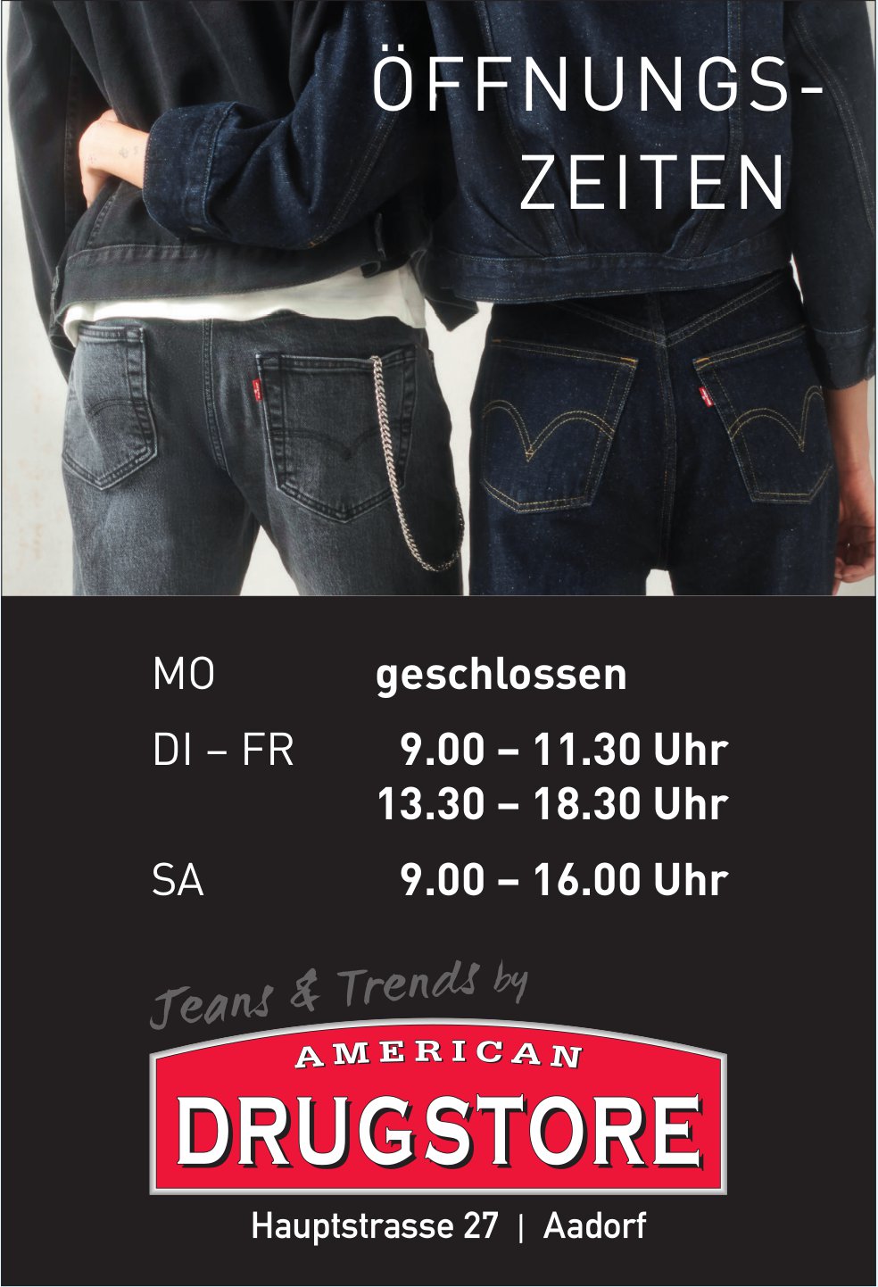 American Drugstore, Aadorf - Öffnungszeiten