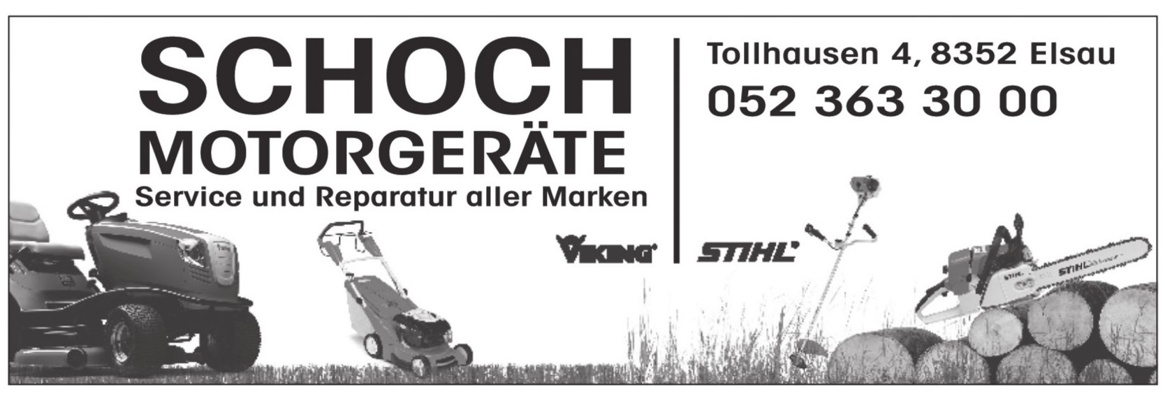 Schoch Motorgeräte, Elsau - Service und Reparatur aller Marken