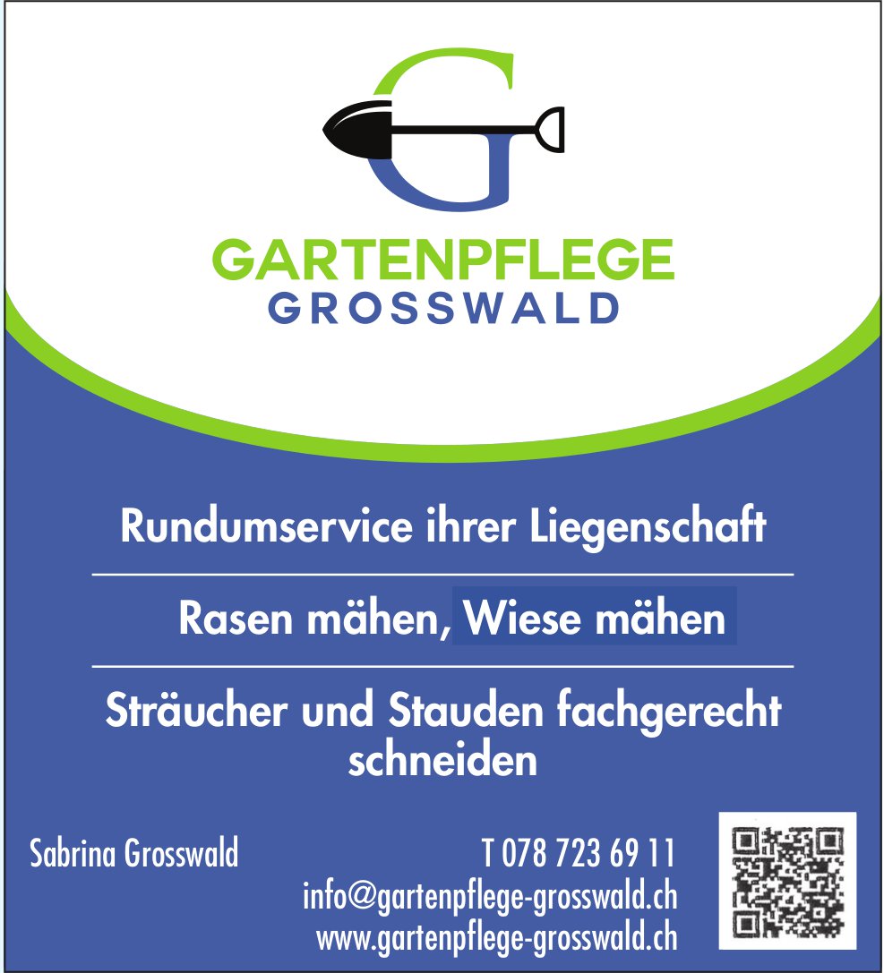 Gartenpflege Grosswald, Ettenhausen - Rundumservice ihrer Liegenschaft