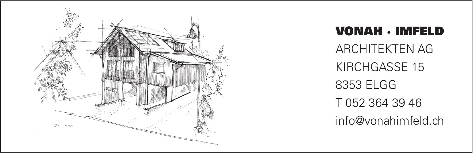 Vonah Imfeld Architekten AG, Elgg