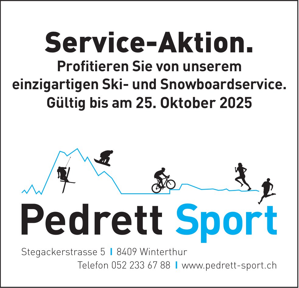 Pedrett Sport, Winterthur - Service-Aktion