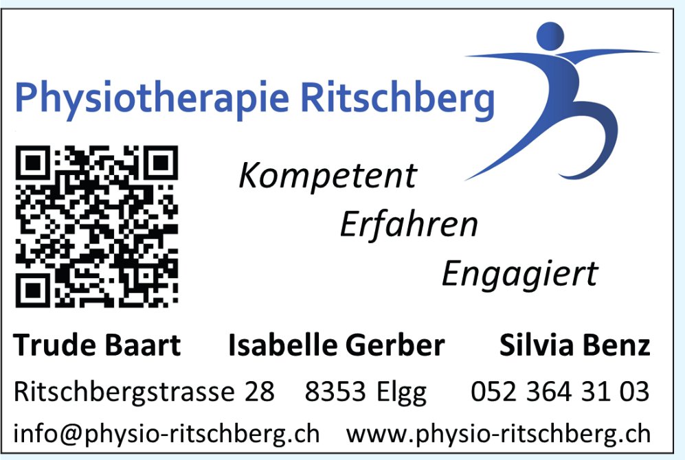 Physiotherapie Ritschberg, Elgg - Kompetent, Erfahren & Engagiert