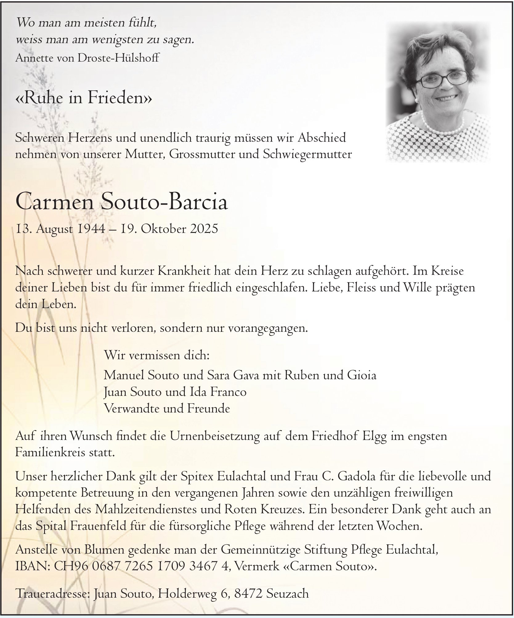 Souto-Barcia Carmen, Oktober 2025 / TA