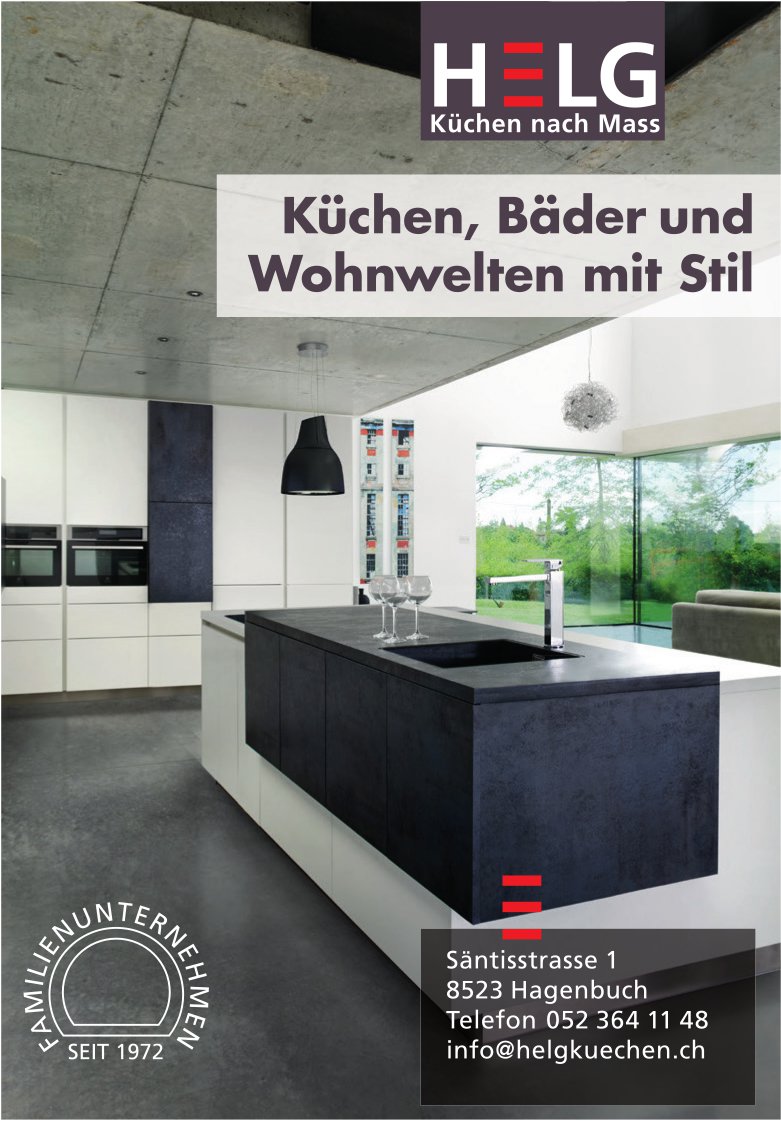 Helg Küchen, Hagenbuch - Küchen, Bäder und Wohnwelten mit Stil
