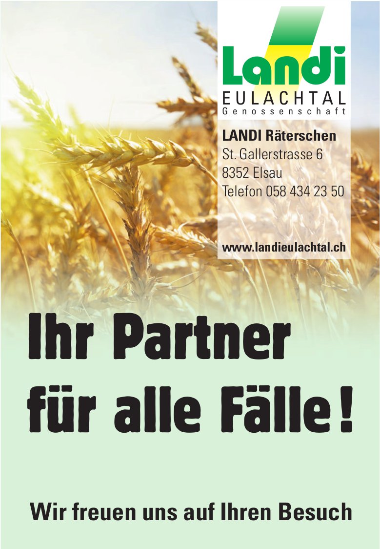 Landi Räterschen, Elsau - Ihr Partner für alle Fälle!