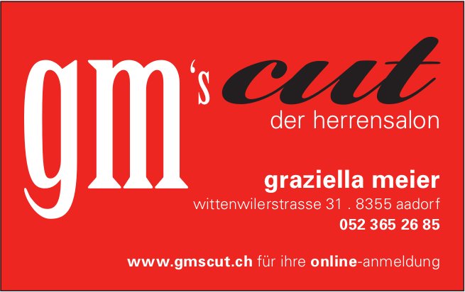 GM's Cut, der Herrensalon, Aadorf