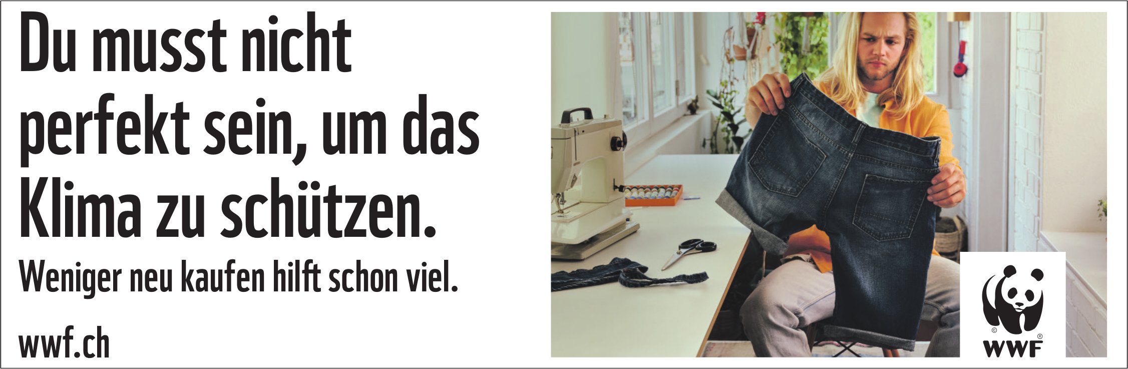 WWF - Du musst nicht perfekt sein, um das Klima zu schützen.