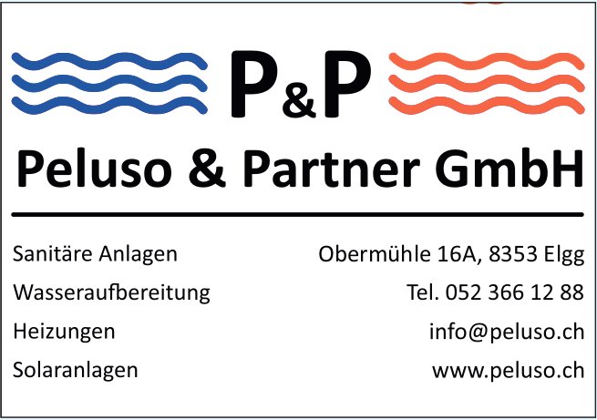 Peluso & Partner GmbH, Elgg - Sanitäre Anlagen