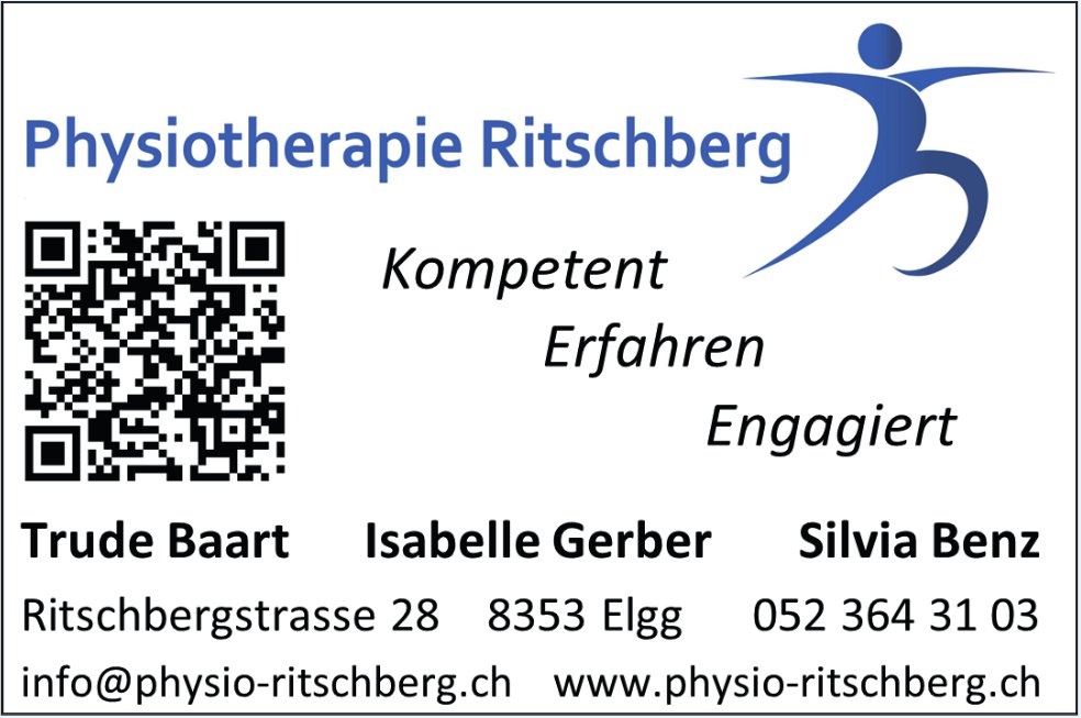 Physiotherapie Ritschberg, Elgg - Kompetent, Erfahren, Engagiert