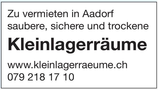 Kleinlagerräume, Aadorf, zu vermieten