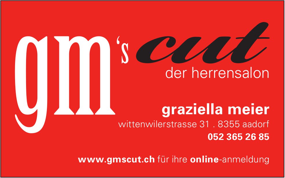 GM's Cut, der Herrensalon, Aadorf