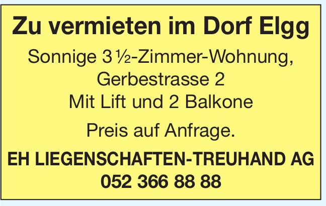 Sonnige 3½-Zimmer-Wohnung, mit Lift und 2 Balkone, Elgg,  zu vermieten