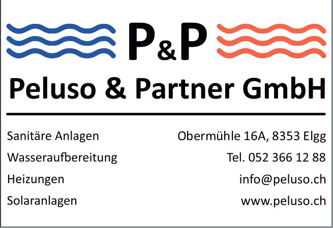 Peluso & Partner GmbH, Elgg - Sanitäre Anlagen