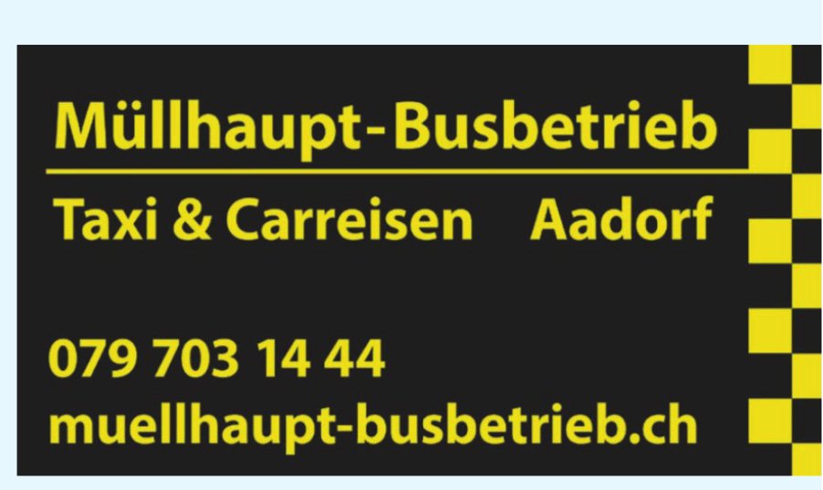 Müllhaupt-Busbetrieb, Aadorf - Taxi & Carreisen