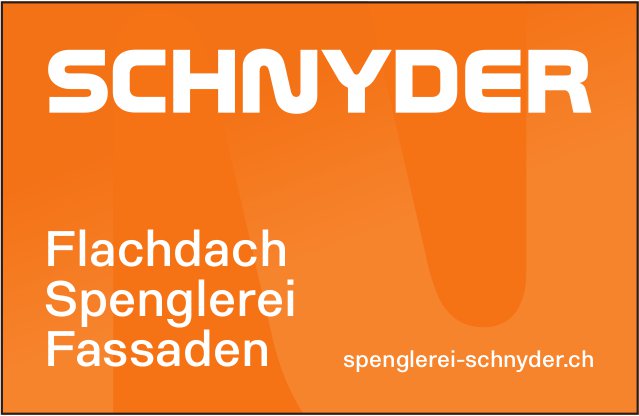 Schnyder, Flachdach, Spenglerei,  Fassaden