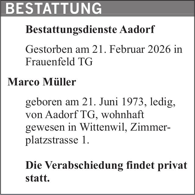 Marco Müller, Februar 2026 / TA