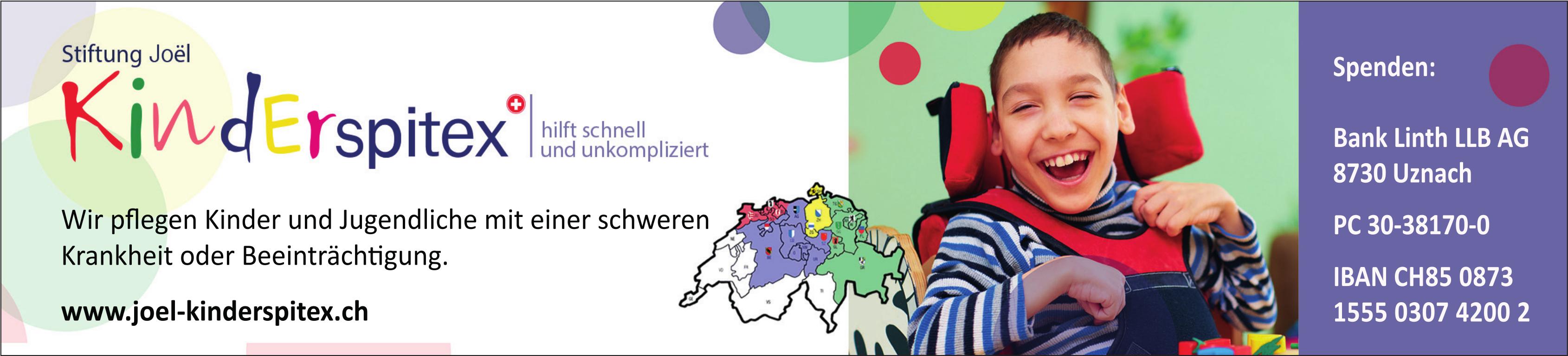 Stiftung Joël Kinderspitex, Wir pflegen Kinder und Jugendliche mit einer schweren Krankheit oder Beeinträchtigung.
