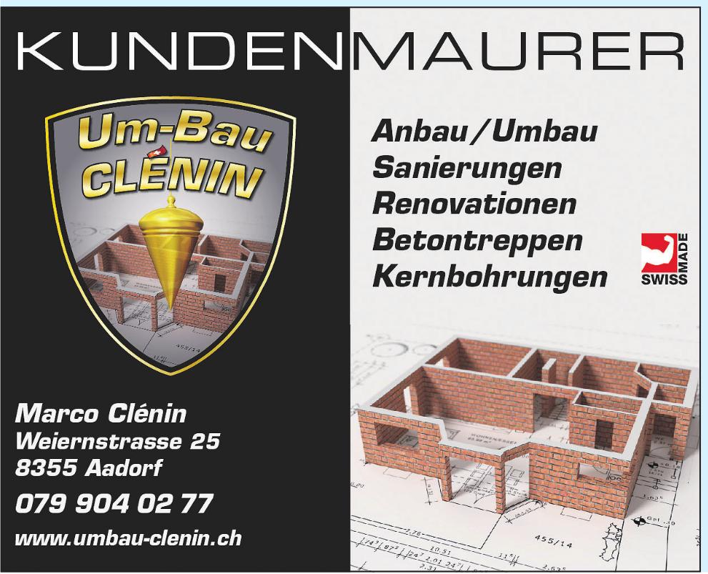 Um-Bau CLÉNIN, Aadorf - Renovationen