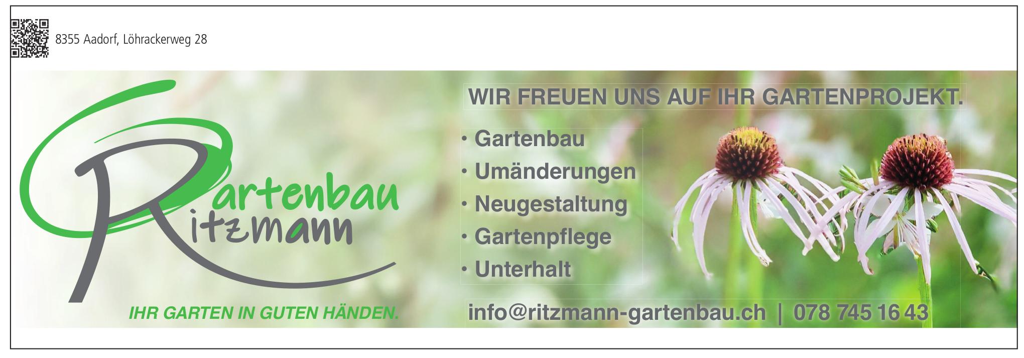 Gartenbau Ritzmann, Aadorf - Wir Freuen uns auf Ihr Gartenprojekt.