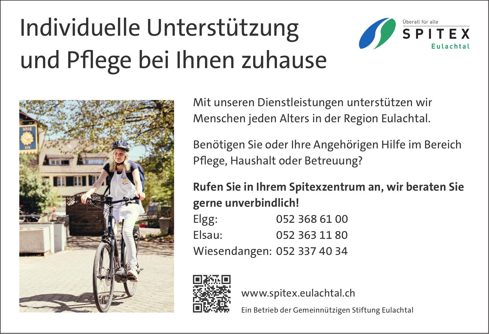 Spitex Eulachtal, Elgg, Elsau & Wiesendangen - Individuelle Unterstützung und Pflege bei Ihnen zuhause