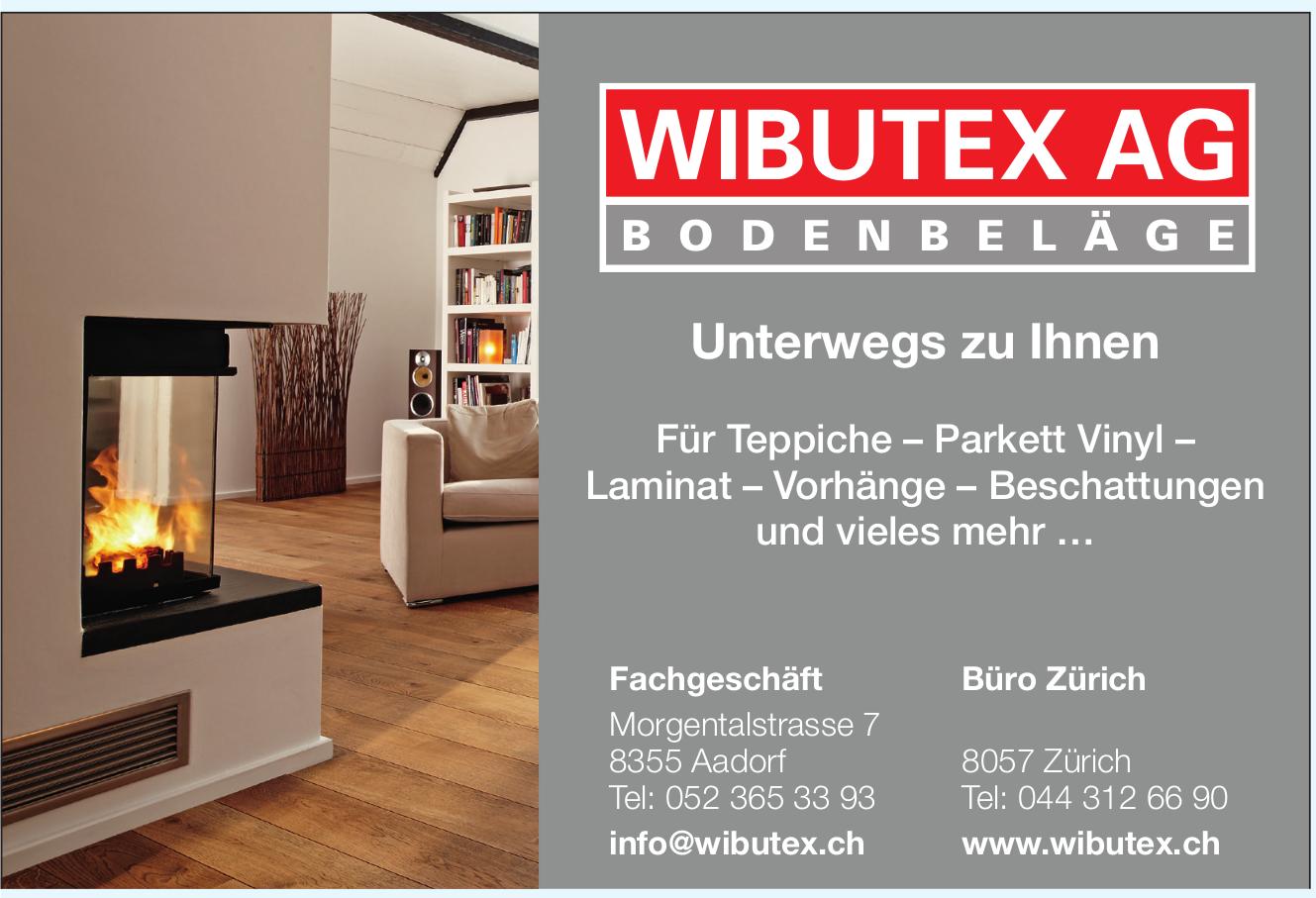 WIBUTEX AG, Aadorf - Unterwegs zu Ihnen