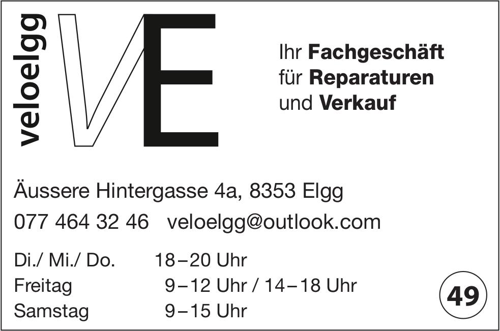 Veloelgg, Ihr Fachgeschäft für Reparaturen und Verkauf