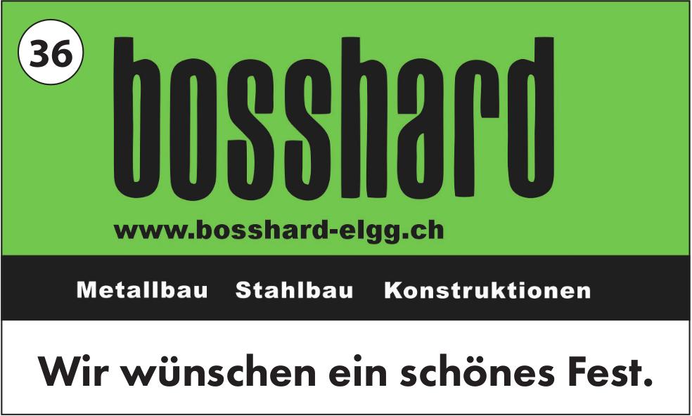 Bosshard Elgg, Metallbau - Stahlbau - Konstruktionen
