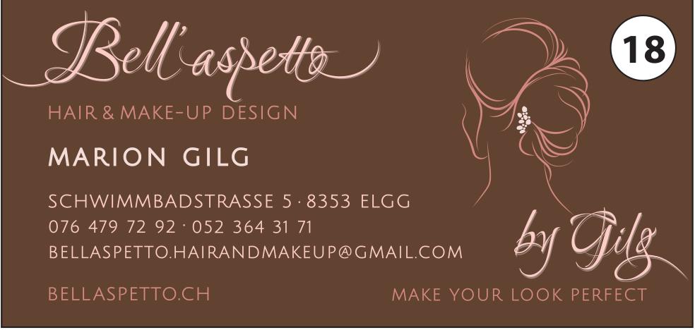 Bellaspetto, ELGG - Hair & Make-Up Design