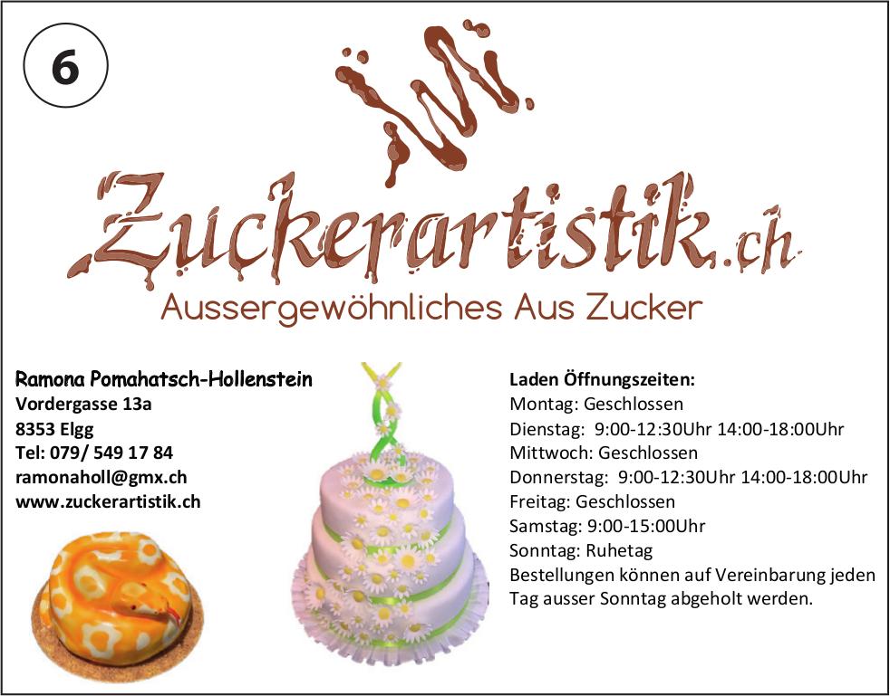 Zuckerartistik.ch, Elgg - Aussergewöhnliches Aus Zucker