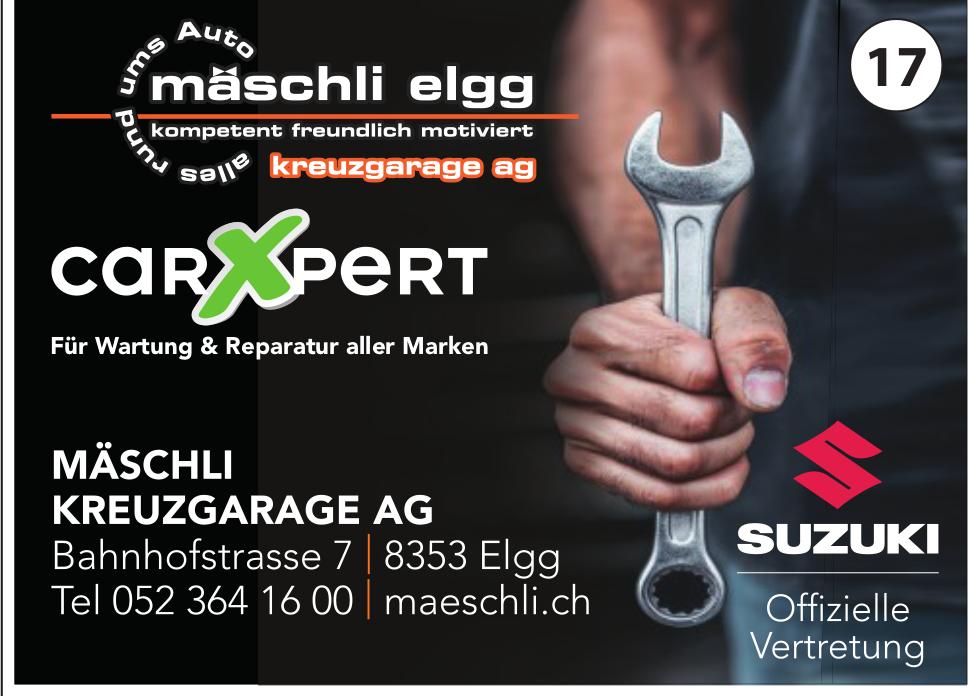 Mäschli Kreuzgarage AG, Elgg - Für Wartung & Reparatur aller Marken