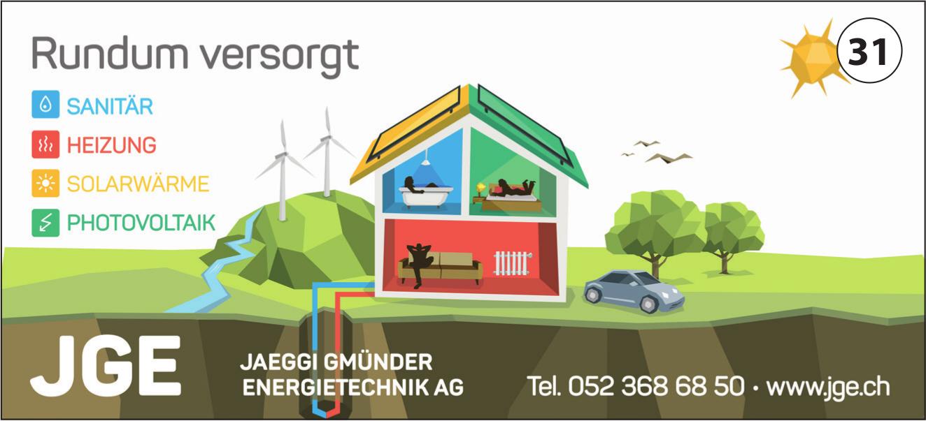 JAEGGI GÜNDER ENERGIETECHNIK AG, Rundum versorgt