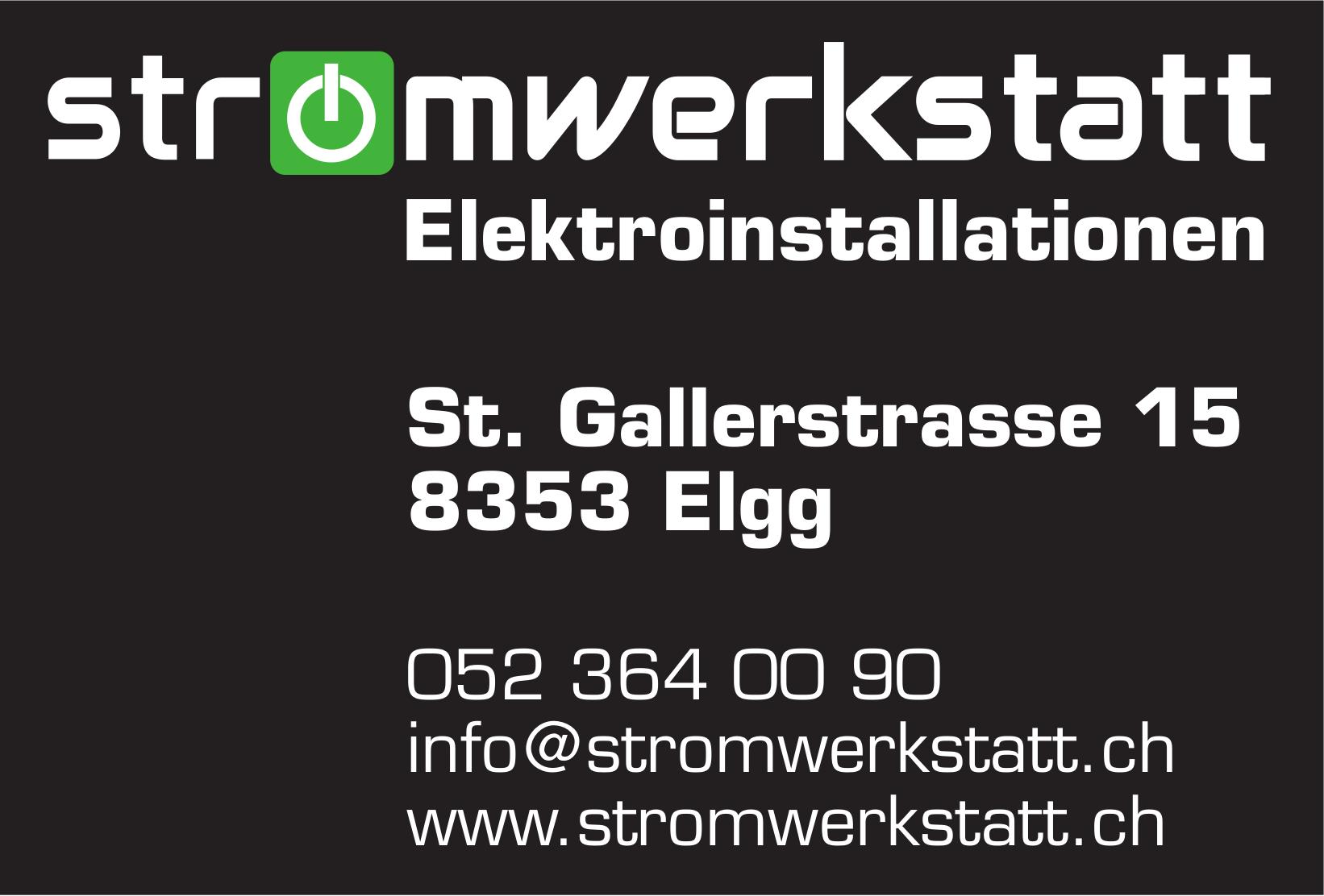 Stromwerkstatt, Elgg - Elektroinstallationen