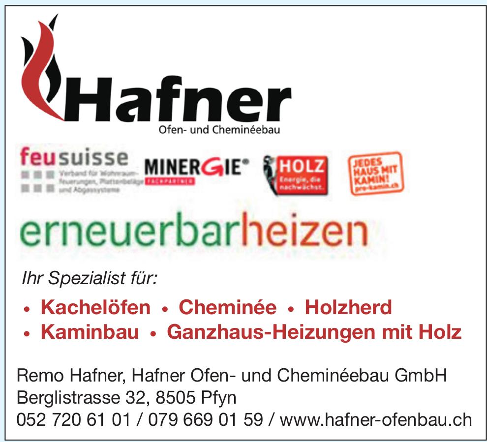Hafner Ofen- und Cheminéebau, Pfyn - erneuerbar heizen