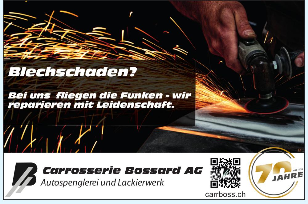 Carrosserie Bossard AG, Bei uns fliegen die Funken - wir reparieren mit Leidenschaft.