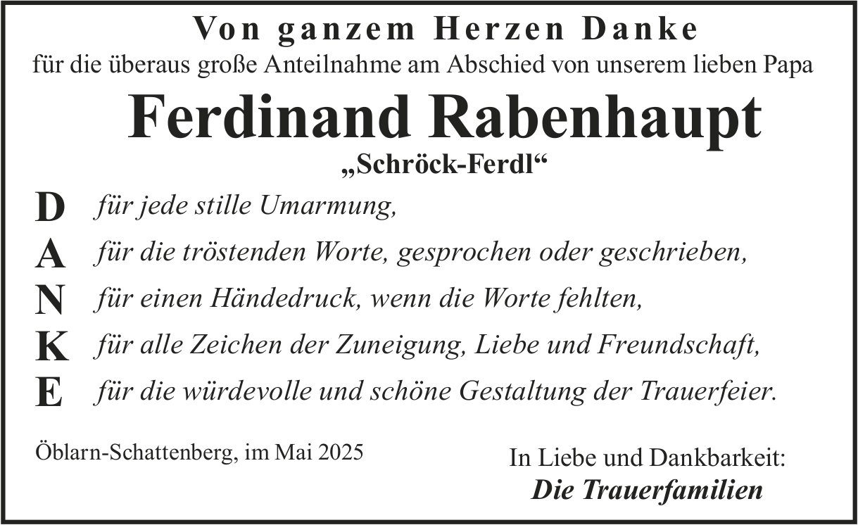 Ferdinand Rabenhaupt, im Mai 2025 / DS