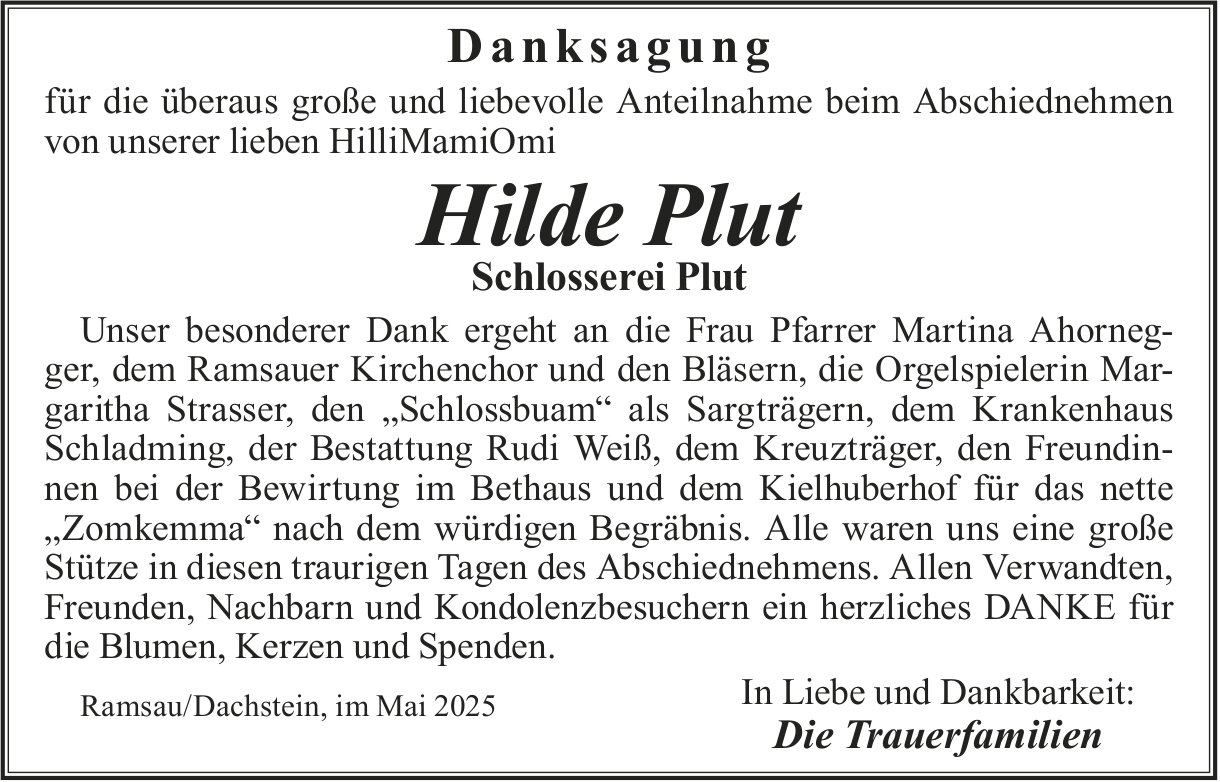 Plut Hilde, im Mai 2025 / DS