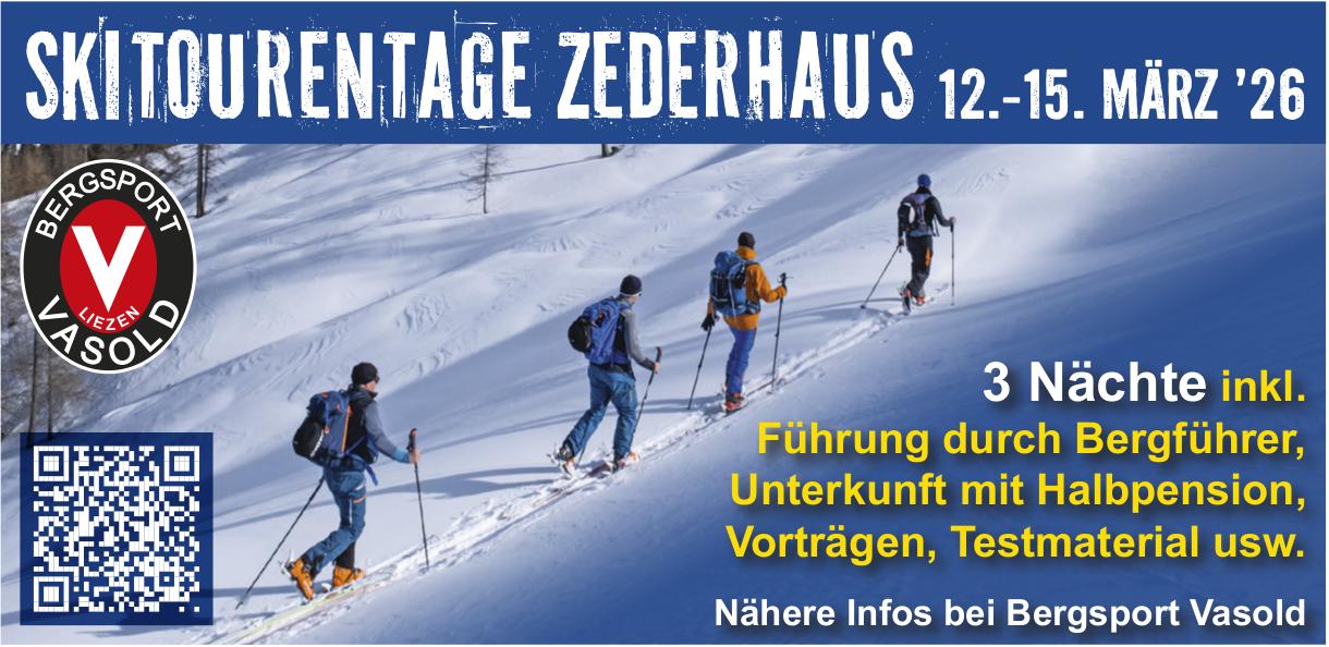 Skitourentage Zederhaus, 12. - 15. März