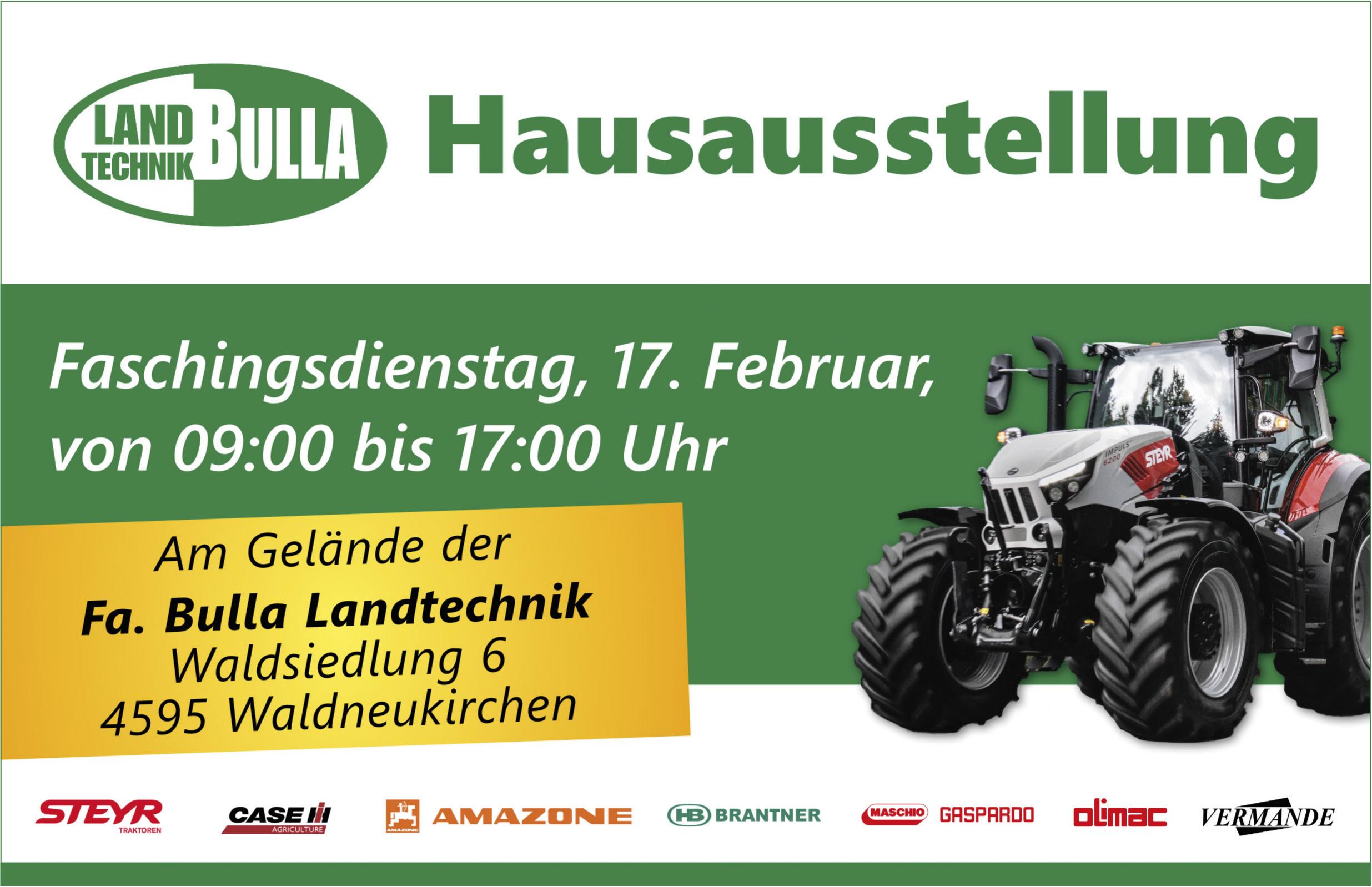 Hausausstellung, 17. Februar, Waldneukircnen