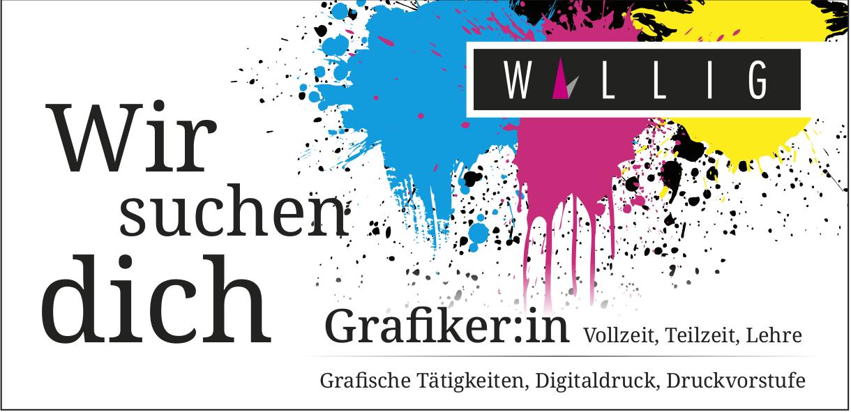 Grafiker:in Vollzeit, Teilzeit,  Lehre, Wallig, gesucht