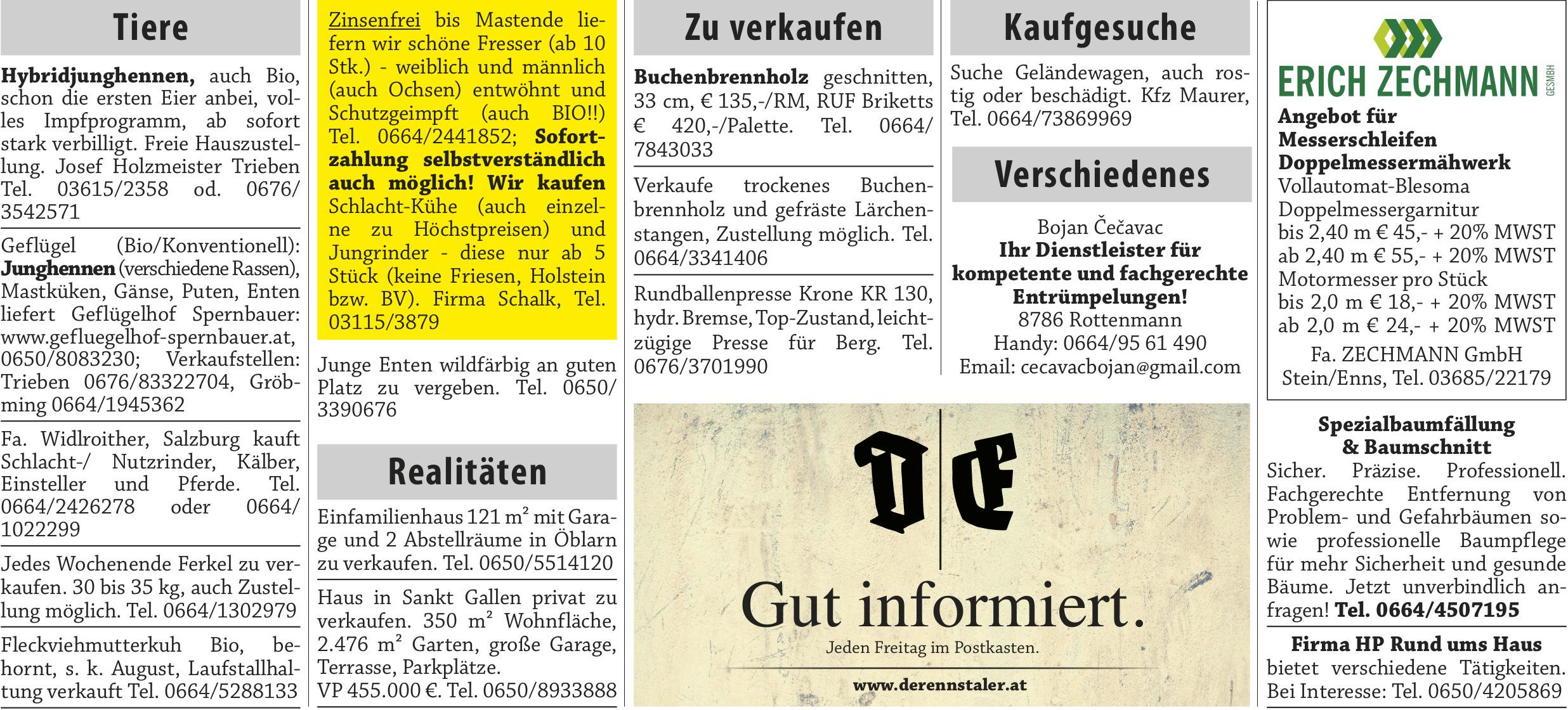 Kleinanzeigen