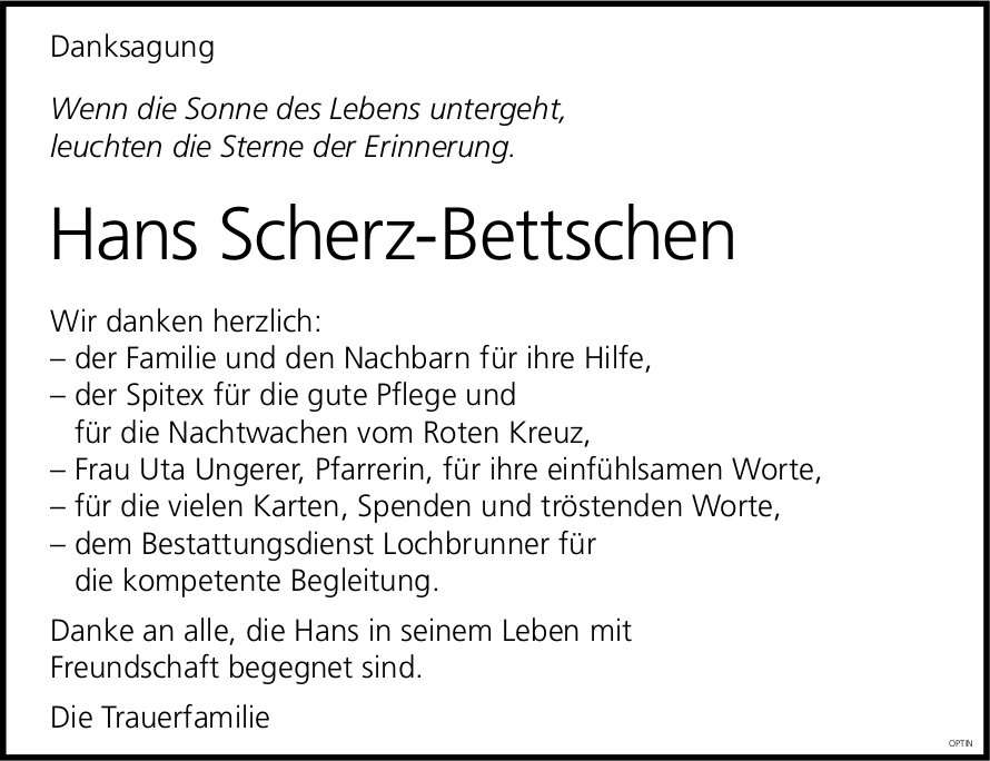 Hans Scherz-Bettschen, im Juli 2022 / DS