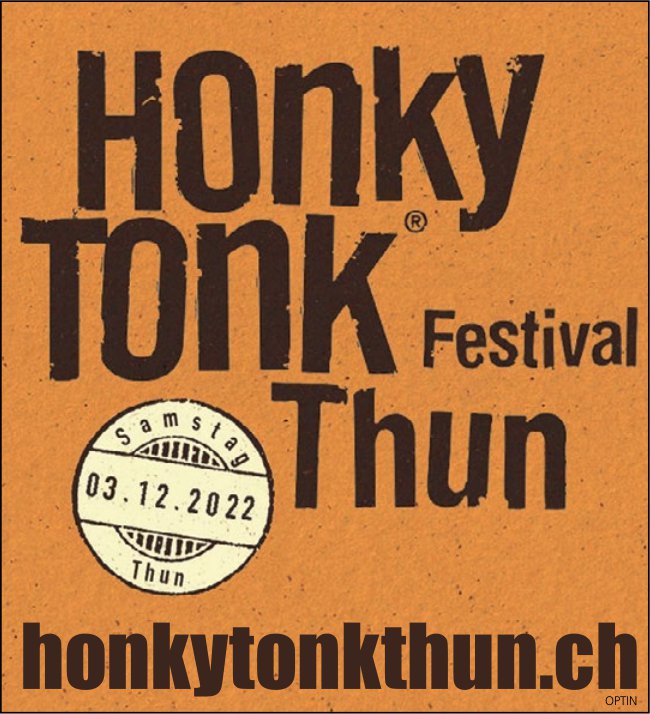 Honky Tonk Festival, 3. Dezember, Thun