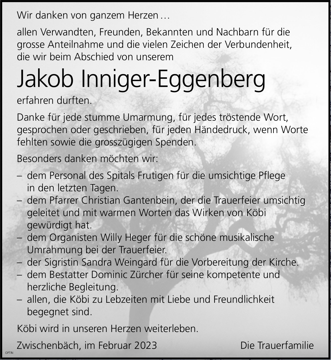 Jakob Inniger-Eggenberg, im Februar 2023 / DS